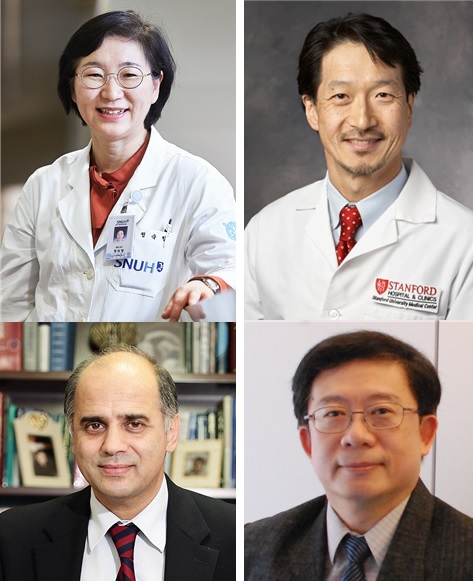 (from the left, clockwise) ▲Jeong, Sook-hyang (Dept. of Gastroenterology, Seoul National University Bundang Hospital) ▲W. Ray Kim (Dept. of Gastroenterology, Stanford University Medical Center) ▲George Papatheodoridis (professor at the National and Kapodistrian University of Athens, Medical School) ▲Jia-Horng Kao (professor at National Taiwan University College of Medicine)