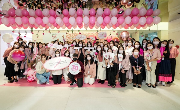 에스티 로더 컴퍼니즈 코리아가 유방암 캠페인 글로벌 30주년을 맞이해 10월 한 달간 ‘유방암 캠페인 핑크데이 행사’를 진행한다.