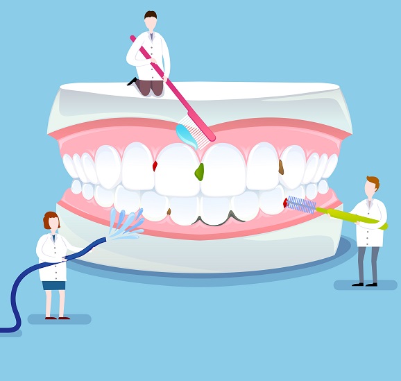 세 살 치아가 여든까지 간다는 말이 있을 만큼 치아는 평생 관리가 필요하다. 특히 치아 노화가 급격히 진행되는 40대 이후부터는 미리 구강질환의 위험을 파악해 필요한 치료를 받는 것이 좋다(사진=클립아트코리아).