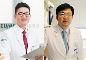 왼쪽부터 이대서울병원 김명 교수, 분당서울대병원 홍성규 교수.
